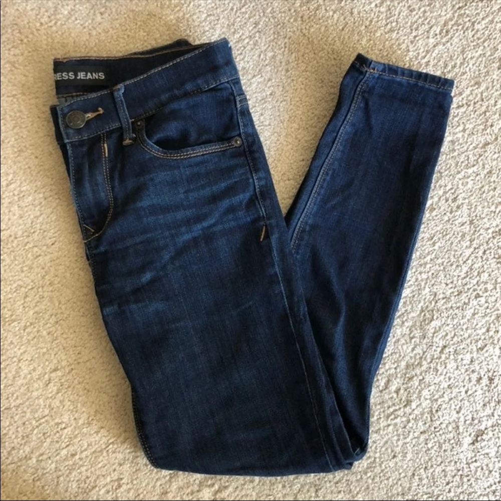 Express mid rise jean legging size 0S